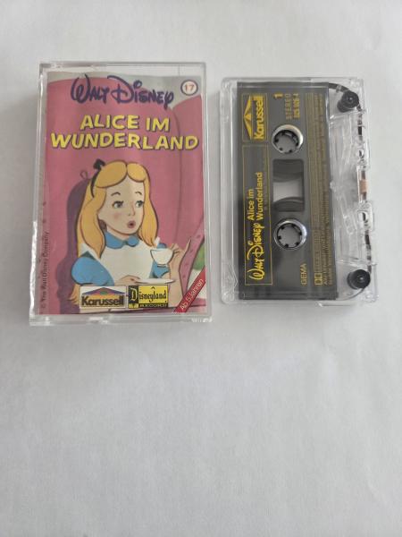 Alice im Wunderland Nr.17 Transparent mit Gelben Druck 825926-4 Karussell Disneyland